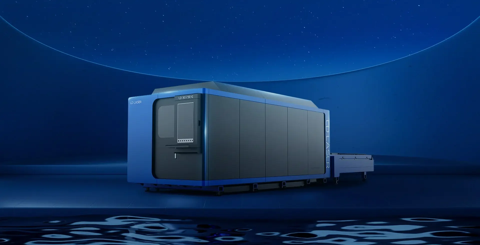 slide-4 Оптоволоконный лазерный станок с системой двойного стола